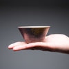 Bizen Pottery Sakazuki Sake Cup with Wooden Box - Goma / 備前焼 盃