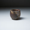 Bizen Pottery Regular Sake Cup with Wooden Box - Sangiri / 備前焼 ぐい呑み