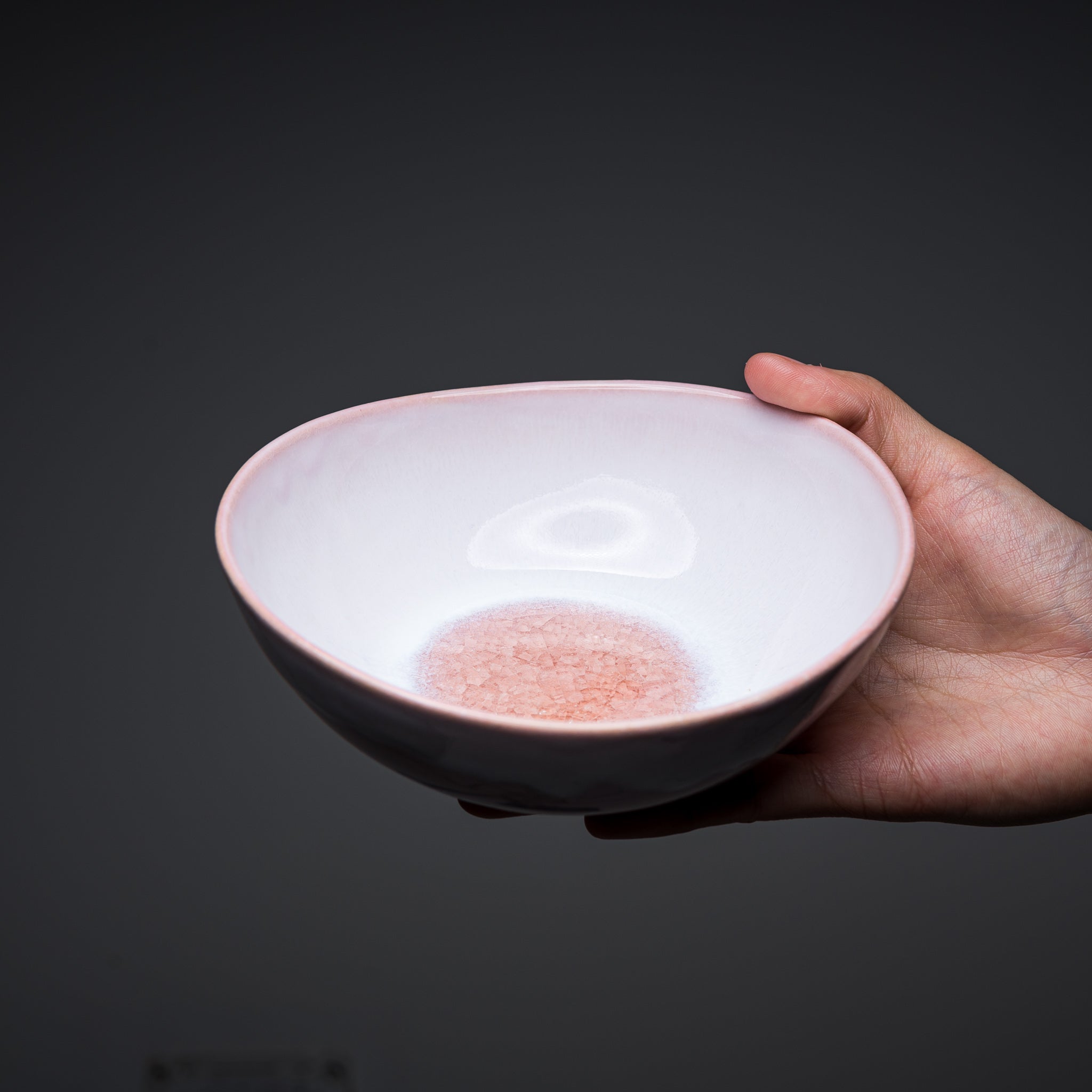 Tenryu Kiln Hagi Ware - Salad Bowl - 15 cm - Milky Pink / 天龍窯 モモイロ