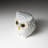 Kutani Ware Animal Ornament - White Owl / 九谷焼 白梟