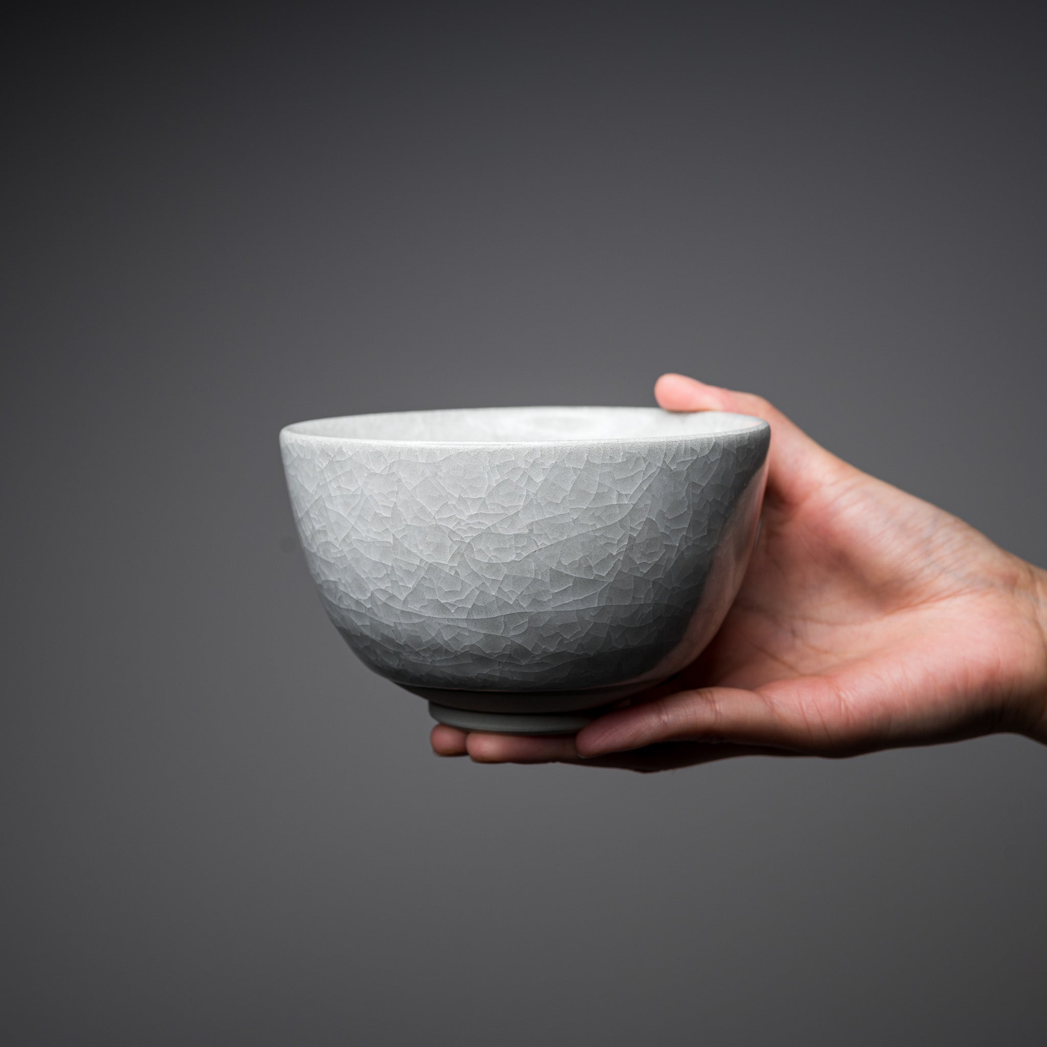 Kyo Kiyomizu Ware Handmade Matcha Bowl - Aotsuchi Kannyu / 京焼・清水焼き 抹茶碗