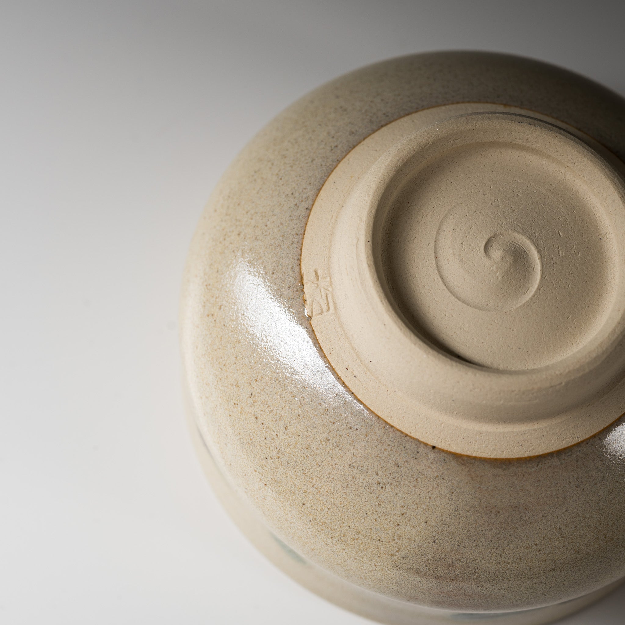 Kyo Kiyomizu Ware Handmade Matcha Bowl - Ki Sansai / 京焼・清水焼き 抹茶碗