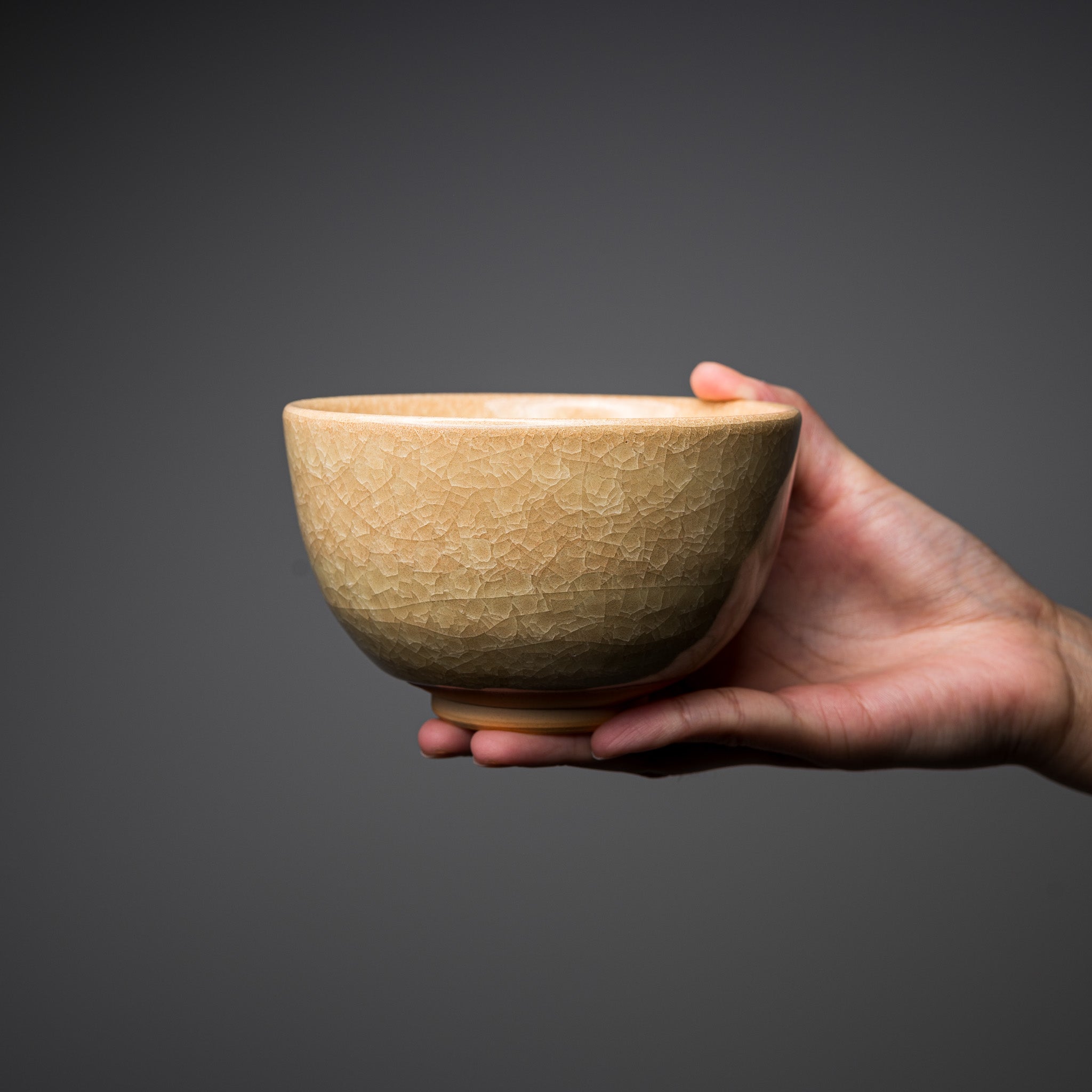 Kyo Kiyomizu Ware Handmade Matcha Bowl - Kouki / 京焼・清水焼き 抹茶碗