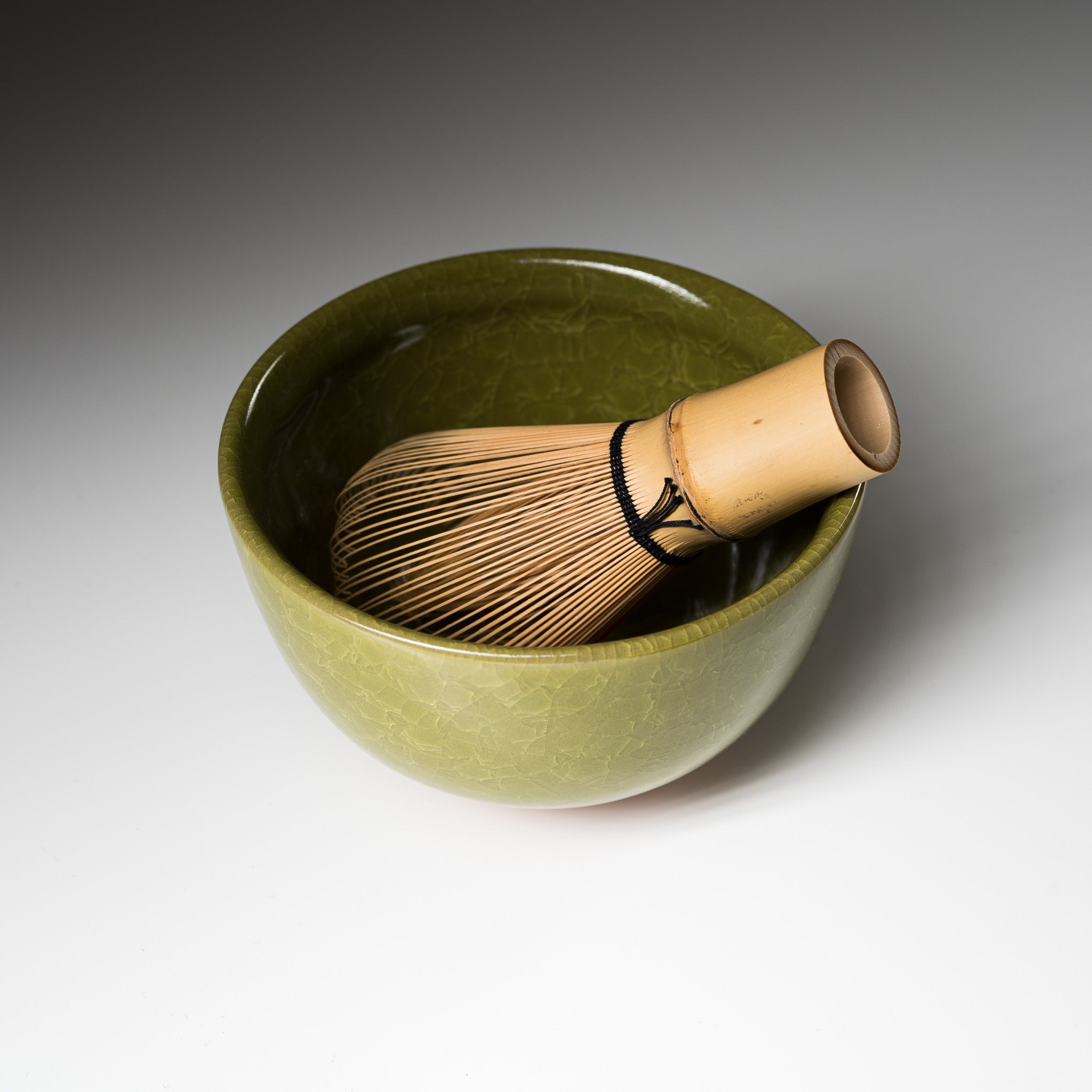 Kyo Kiyomizu Ware Handmade Matcha Bowl - Matcha / 京焼・清水焼き 抹茶碗