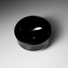 Kyo Kiyomizu Ware Handmade Small Matcha Bowl - Kuroao Tenmon  / 京焼・清水焼き