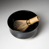 Kyo Kiyomizu Ware Handmade Small Matcha Bowl - Kuroao Tenmon  / 京焼・清水焼き