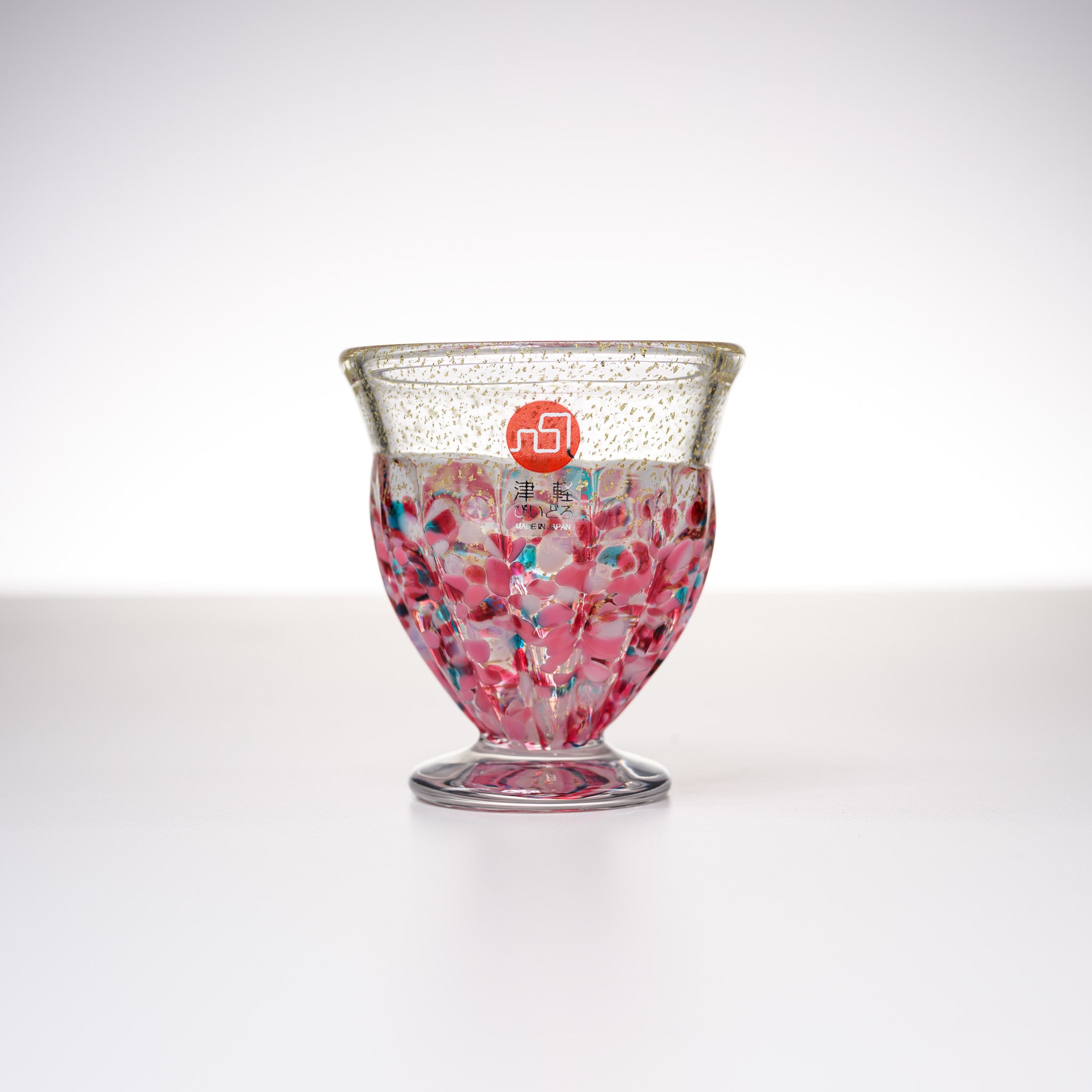 Tsugaru Beauty Coppa Idro Spring Breeze F-49788 – Bicchiere In Vetro Sodico Da 65ml, Importazione Giapponese, Diametro Circa 6.3 Cm, Altezza 6.4 Cm
