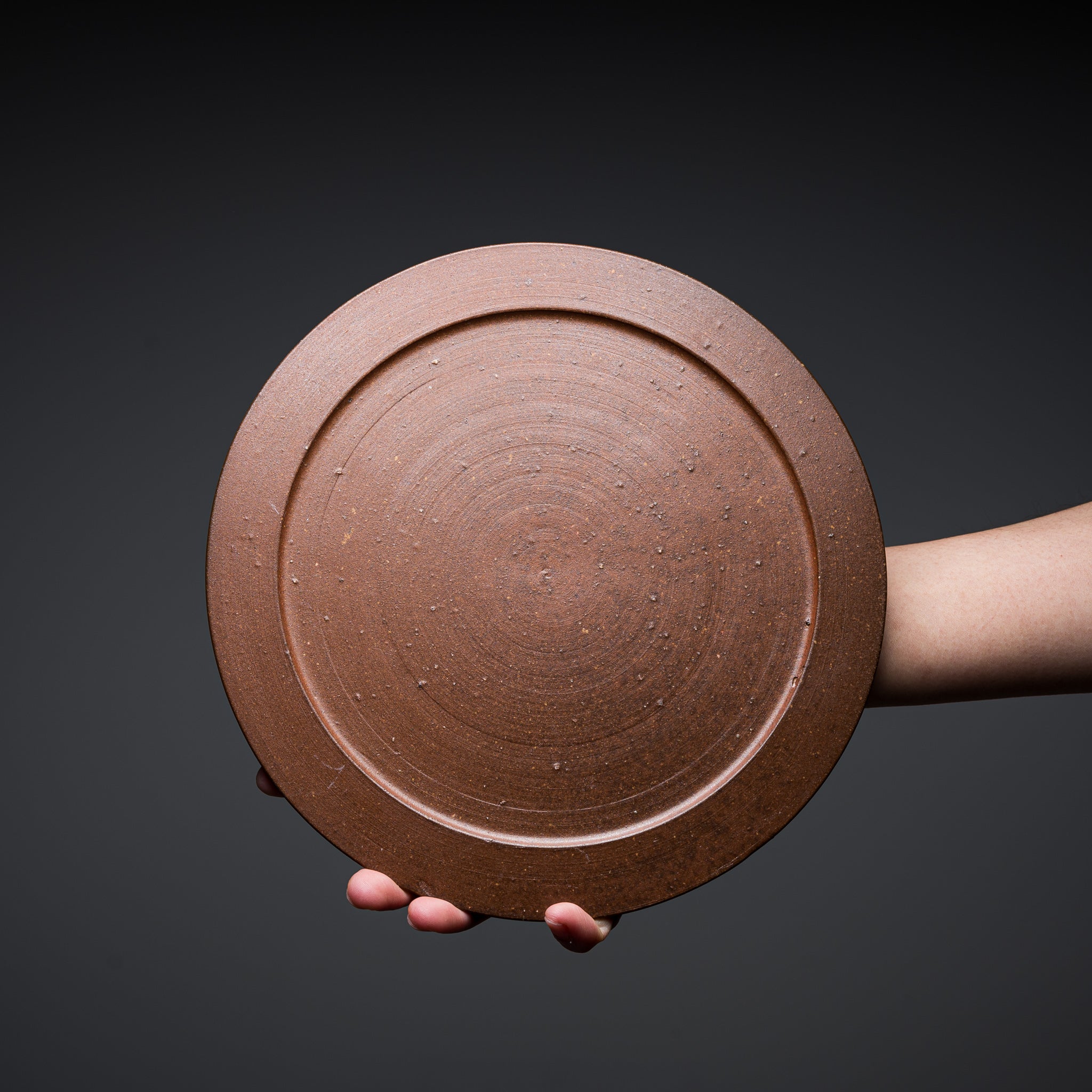 Bizen Pottery Round Plate - Plane / 備前焼 丸皿