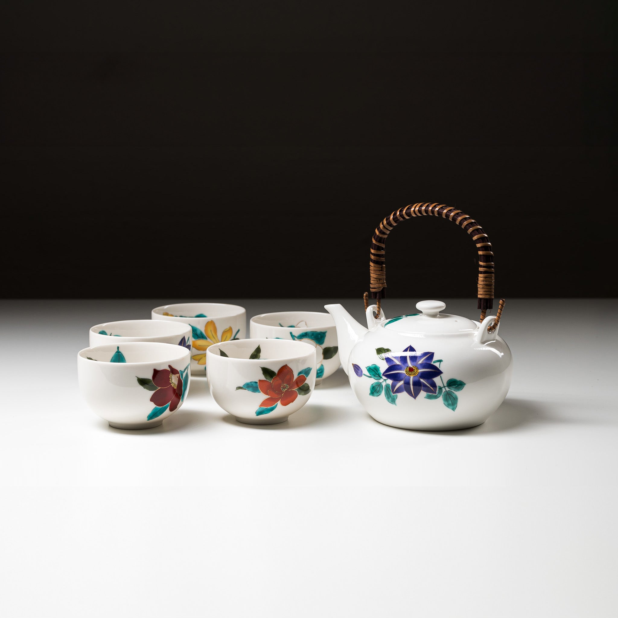 Japanese Flowers Tea Set - 550ml / 茶器 日本の花々