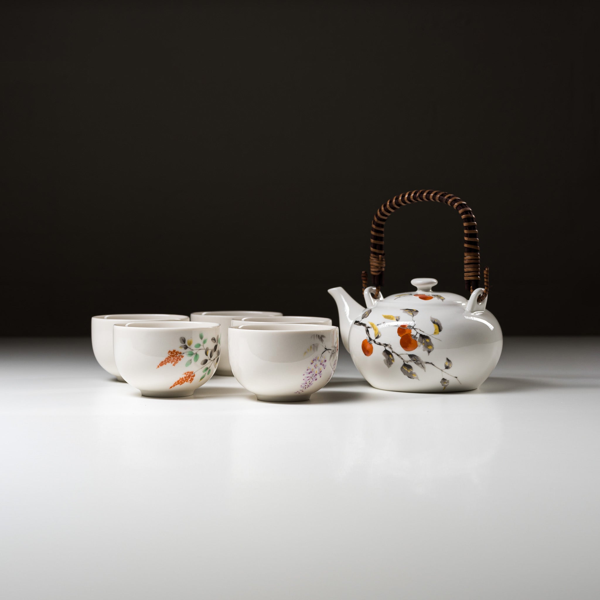 Seasonal Flowers Tea Set - 550 ml / 茶器 季節の草花