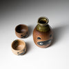 Mino ware Pottery Sake Set - Raccoon