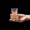 Lucky Animals Masuzake / Sake Cup with Wooden Masu - Golden Fish / 金魚