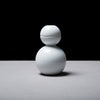 Snowman Sake Set - Gloss Glaze - White / 雪だるま 酒器セット