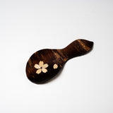 Tomioka Cherry Bark Tea Spoon - Hyotan Sakura / 富岡商店 樺細工