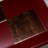 Tomioka Cherry Bark Square Tray 20 cm - Benizakura / 富岡商店 樺細工