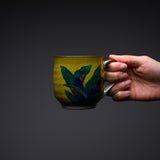 BIZAN Kiln Kutani Ware Mug Cup - Omoto / 九谷焼 マグカップ