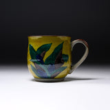 BIZAN Kiln Kutani Ware Mug Cup - Omoto / 九谷焼 マグカップ