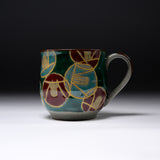 BIZAN Kiln Kutani Ware Mug Cup - Camellia / 九谷焼 美山窯 マグカップ