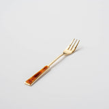 Tsubame-Sanjo Gold Cake Fork - 3 Colour Options / 燕三条 マーブルカトラリー