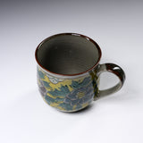 Kutani ware Mug Cup - Yoshidaya Peony / 九谷焼 湯呑み