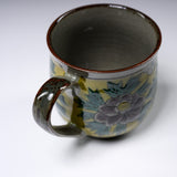 Kutani ware Mug Cup - Yoshidaya Peony / 九谷焼 湯呑み