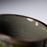 Kutani ware Mug Cup - Yoshidaya Peony / 九谷焼 湯呑み