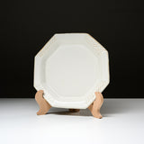 Wakasama Kiln Kinari Octagon Plate - 23 cm / わかさま陶芸
