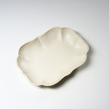 Wakasama Kiln Kinari Lotus Plate - Three Size Options / わかさま陶芸