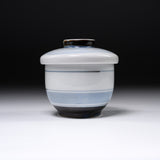 Mino ware Chawanmushi Bowl With Lid - Winter Morning / 茶碗蒸し碗