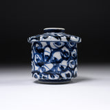 Mino ware Chawanmushi Bowl With Lid - Blue Ink / 茶碗蒸し碗