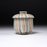 Mino ware Chawanmushi Bowl With Lid - Warm Tokusa / 茶碗蒸し碗