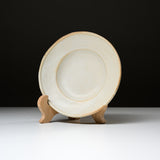 Wakasama Kiln Shallow Rim Bowl 17 cm - Two Colour Options / わかさま陶芸