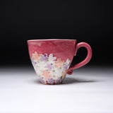 MARUKO Seto Ware Flower Mug Cup - 3 Options / 瀬戸焼 マグカップ