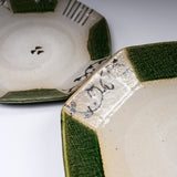 MARUKO Seto Ware Plate - Shino Oribe - 2 Options / 瀬戸焼 浅皿