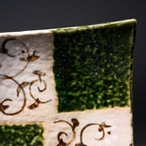 MARUKO Seto Ware Plate 17.5 cm - Shino Oribe / 瀬戸焼 取皿