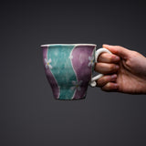MARUKO Seto Ware Mug Cup - Shimmering Flower / 瀬戸焼 マグカップ