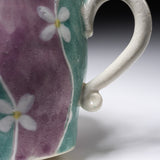MARUKO Seto Ware Mug Cup - Shimmering Flower / 瀬戸焼 マグカップ