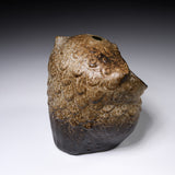 Shigaraki Ware Lucky Owl Ornament  "Dodo" - 16.5 cm / 信楽焼 フクロウ