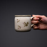 MARUKO Seto Ware Mug Cup - Forest Chipmunk / 瀬戸焼 マグカップ