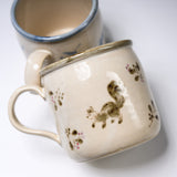 MARUKO Seto Ware Mug Cup - Forest Chipmunk / 瀬戸焼 マグカップ