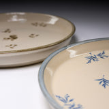 MARUKO Seto Ware Rim Plate 21.5 cm - 2 Options / 瀬戸焼 浅皿
