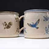 MARUKO Seto Ware Mug Cup - Forest Chipmunk / 瀬戸焼 マグカップ