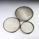 MARUKO Seto Ware Rim Plate - Kohiki Ivory - 3 Options / 瀬戸焼 浅皿