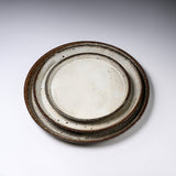 MARUKO Seto Ware Rim Plate - Kohiki Ivory - 3 Options / 瀬戸焼 浅皿