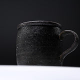 MARUKO Seto Ware Mug Cup - Charcole Black / 瀬戸焼 マグカップ