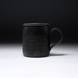 MARUKO Seto Ware Large Mug Cup - Charcoal Black / 瀬戸焼 マグカップ