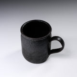 MARUKO Seto Ware Large Mug Cup - Charcoal Black / 瀬戸焼 マグカップ