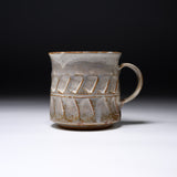 MARUKO Seto Ware Mug Cup - Carved Earth / 瀬戸焼 マグカップ