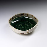 MARUKO Seto Ware Shallow Bowl 15.5 cm - Oribe / 瀬戸焼 浅鉢
