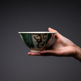 MARUKO Seto Ware Rice Bowl - Oribe / 瀬戸焼 お茶碗